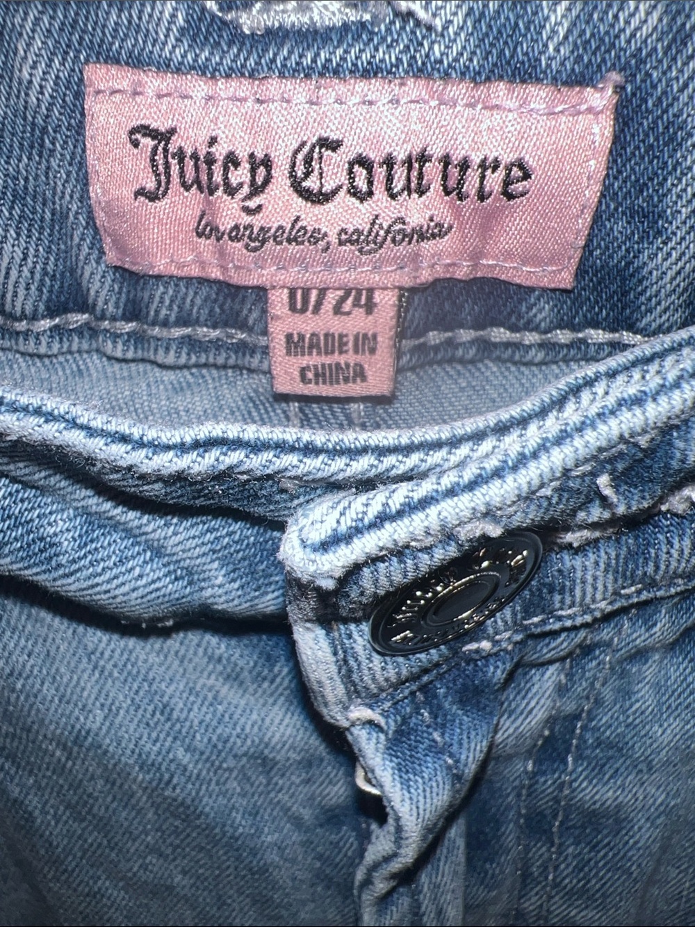 Juicy Couture Light Blue Wide-Leg Jeans - Picture 6 of 15
